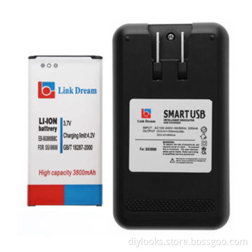 Link Dream 3.7V 3800mAh Li-ion Battery + US Plug Battery Charger for SamsungNew